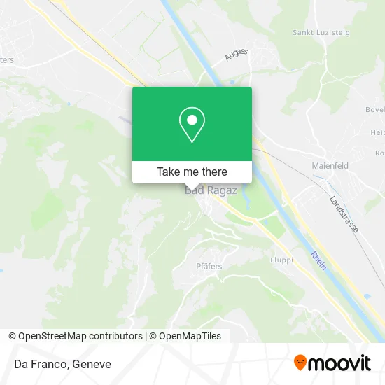 Da Franco map