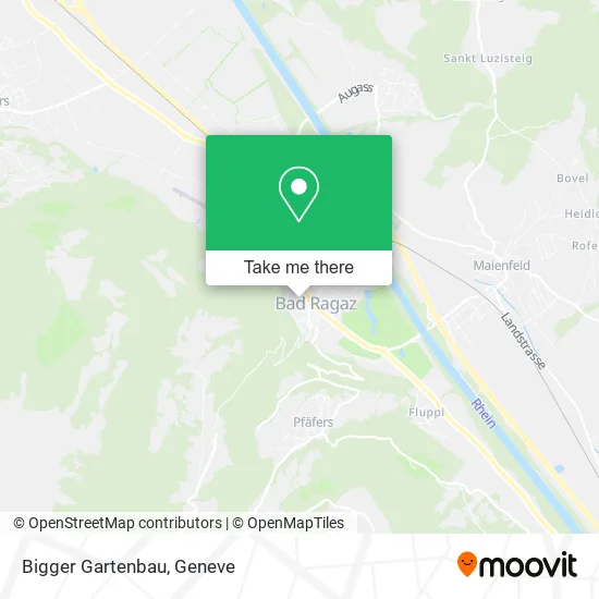 Bigger Gartenbau map