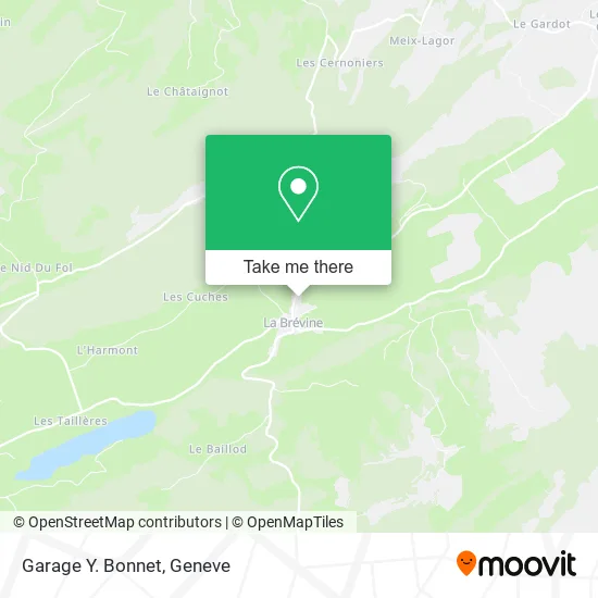 Garage Y. Bonnet map