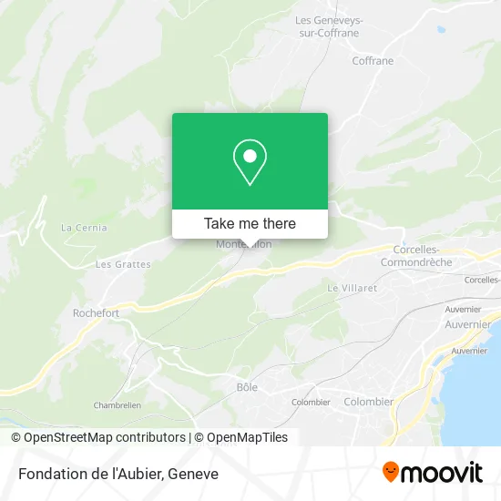 Fondation de l'Aubier map