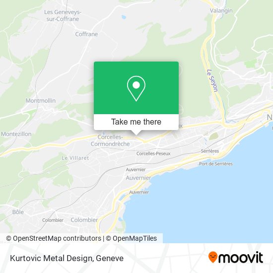 Kurtovic Metal Design map