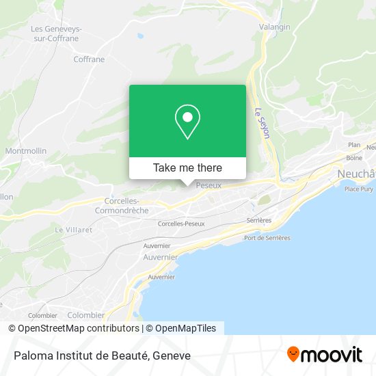 Paloma Institut de Beauté map