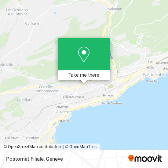 Postomat Filiale map