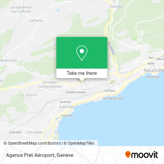 Agence Fret Aéroport map