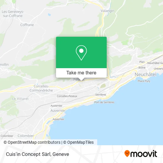 Cuis'in Concept Sàrl map