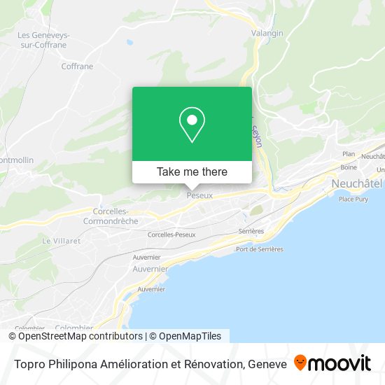 Topro Philipona Amélioration et Rénovation map