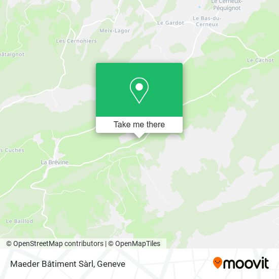 Maeder Bâtiment Sàrl map