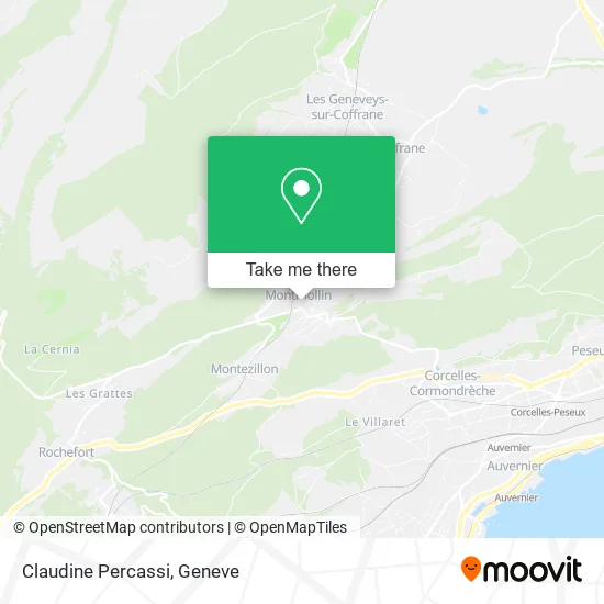 Claudine Percassi map