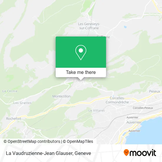 La Vaudruzienne-Jean Glauser map