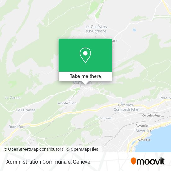 Administration Communale map