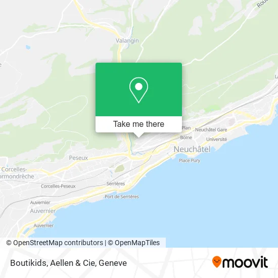 Boutikids, Aellen & Cie map