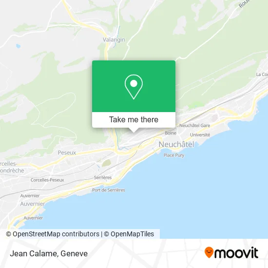 Jean Calame map