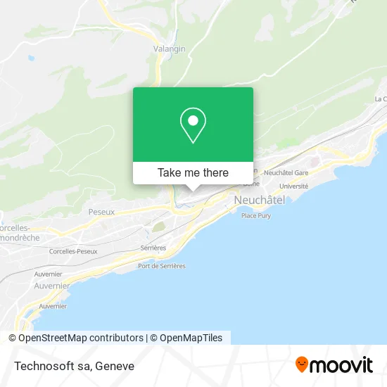 Technosoft sa map