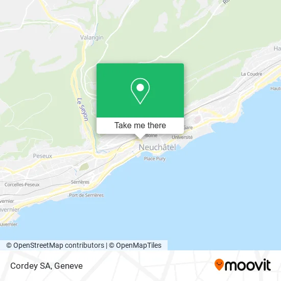 Cordey SA map