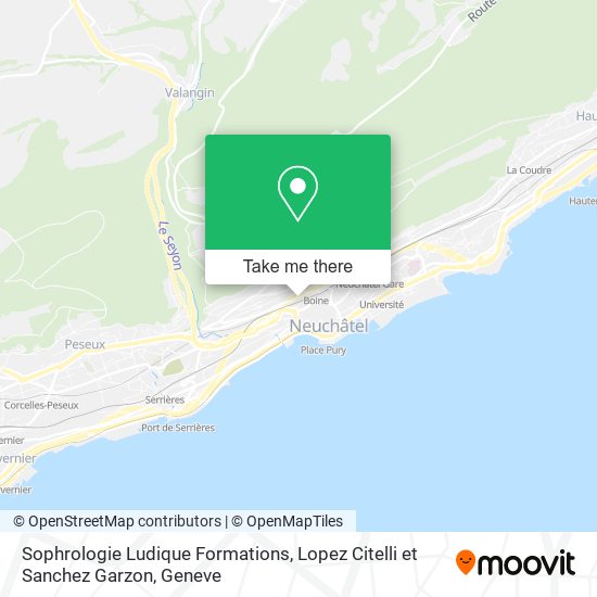 Sophrologie Ludique Formations, Lopez Citelli et Sanchez Garzon map