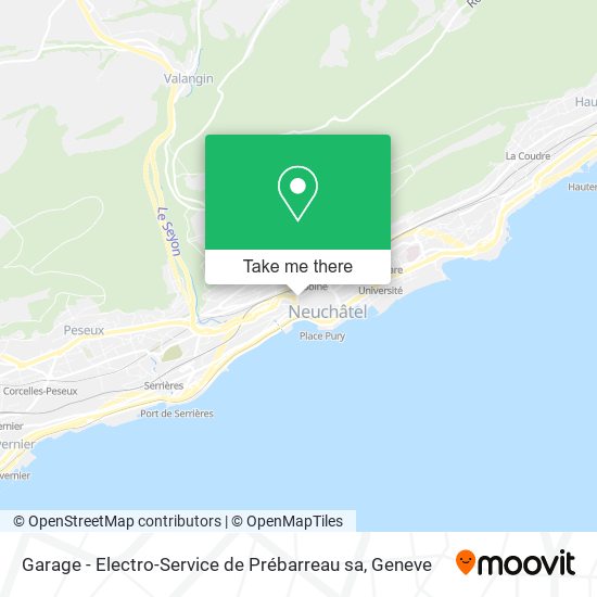Garage - Electro-Service de Prébarreau sa map