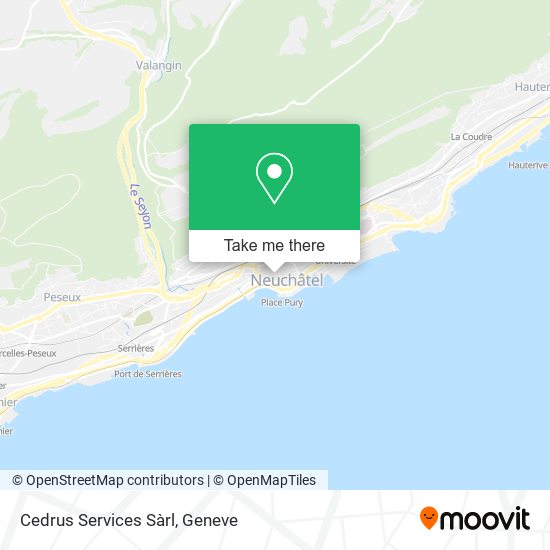 Cedrus Services Sàrl map
