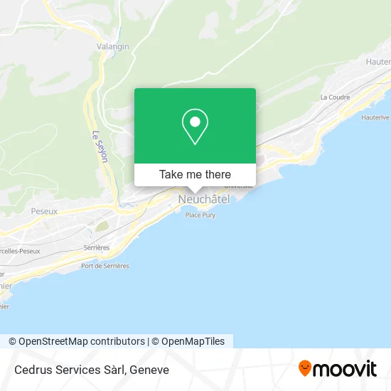 Cedrus Services Sàrl map