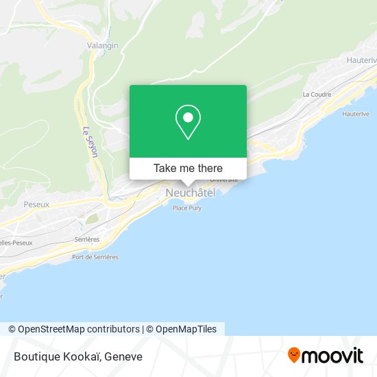 Boutique Kookaï map