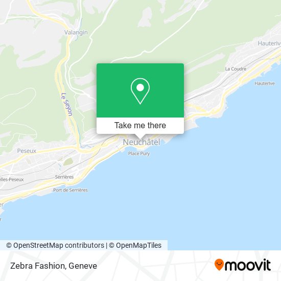 Zebra Fashion map