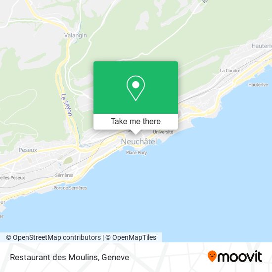 Restaurant des Moulins map