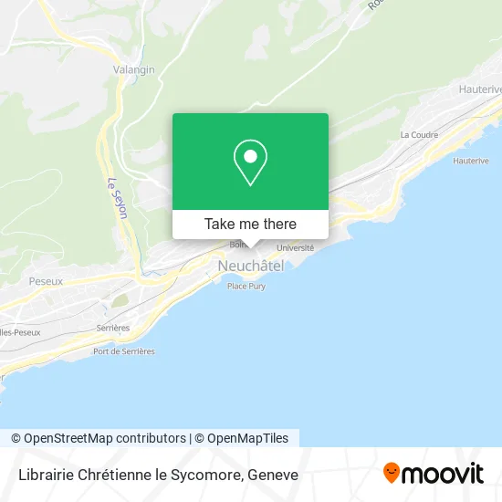 Librairie Chrétienne le Sycomore map