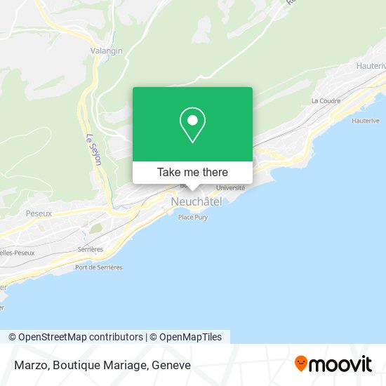 Marzo, Boutique Mariage map