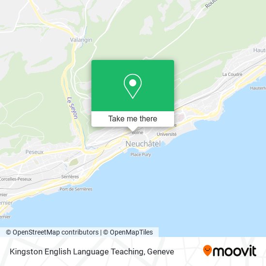 Kingston English Language Teaching map