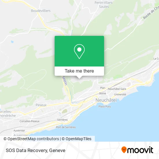 SOS Data Recovery map