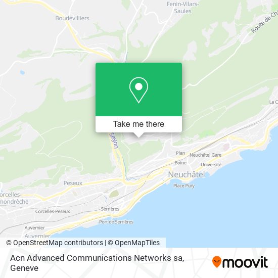 Acn Advanced Communications Networks sa map