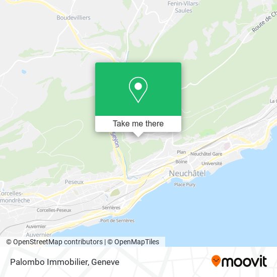 Palombo Immobilier map