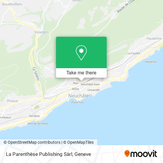 La Parenthèse Publishing Sàrl map