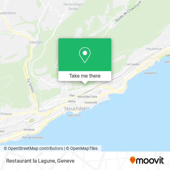 Restaurant la Lagune map