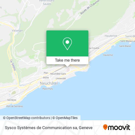 Sysco Systèmes de Communication sa map