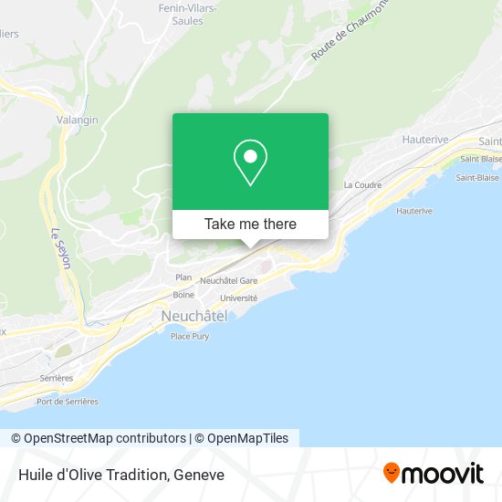 Huile d'Olive Tradition map
