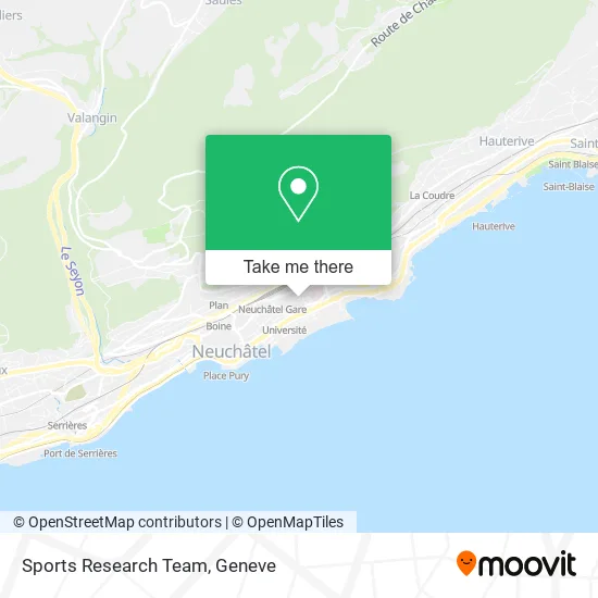 Sports Research Team map