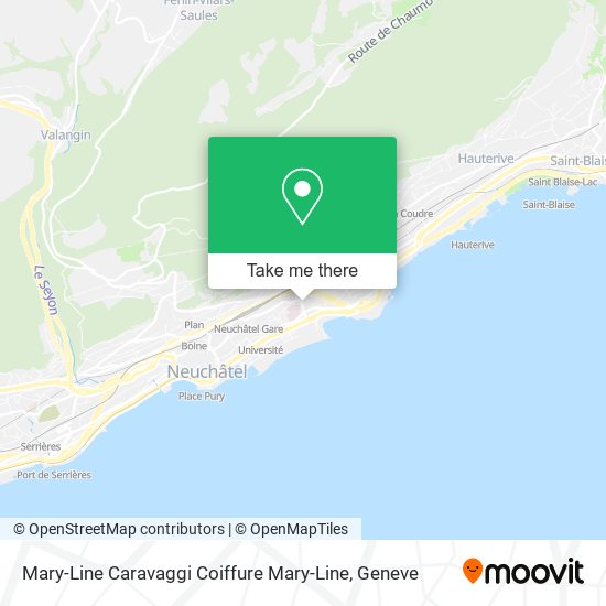 Mary-Line Caravaggi Coiffure Mary-Line map