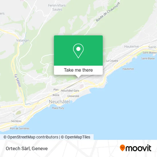 Ortech Sàrl map