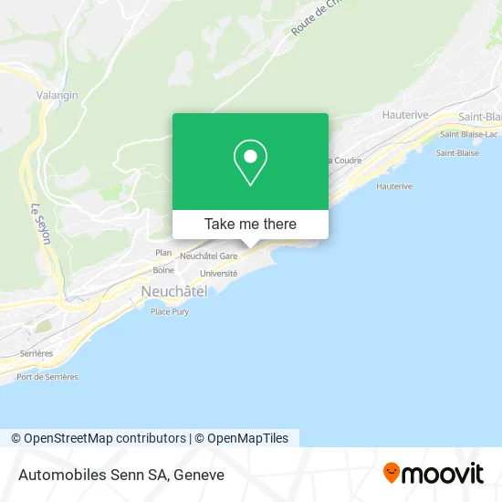 Automobiles Senn SA map