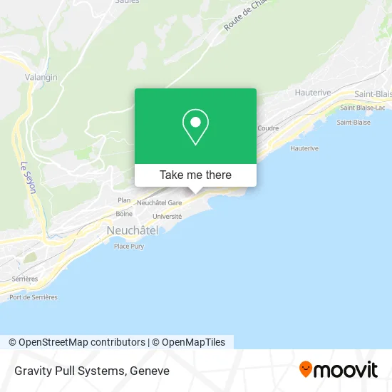Gravity Pull Systems map
