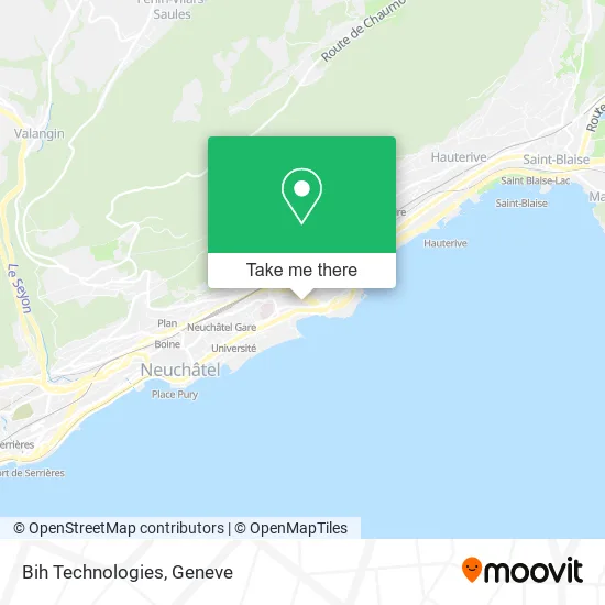 Bih Technologies map