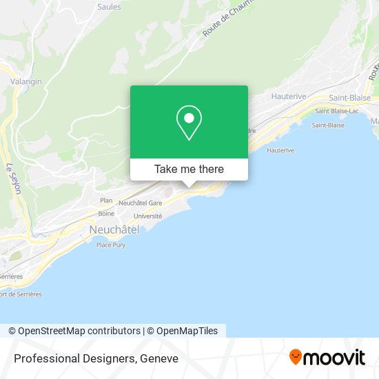 Professional Designers map