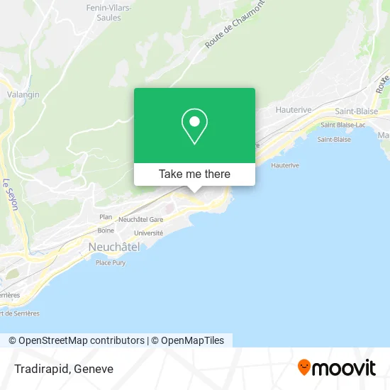 Tradirapid map