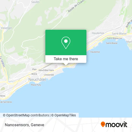 Nanosensors map