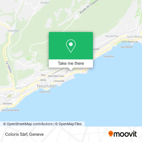 Colorix Sàrl map
