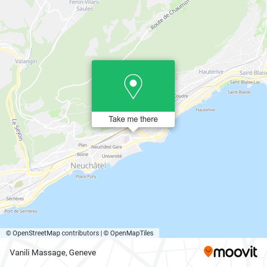 Vanili Massage map