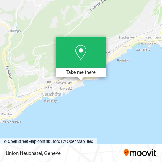 Union Neuchatel map