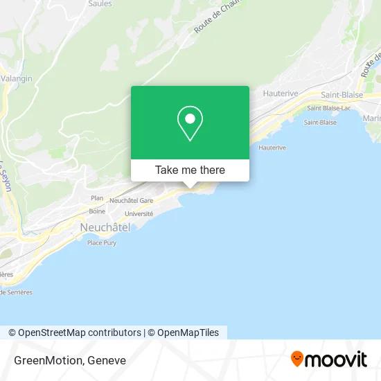 GreenMotion map