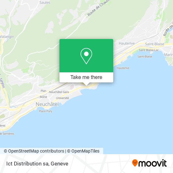 Ict Distribution sa map