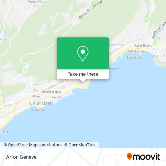 Arfor map